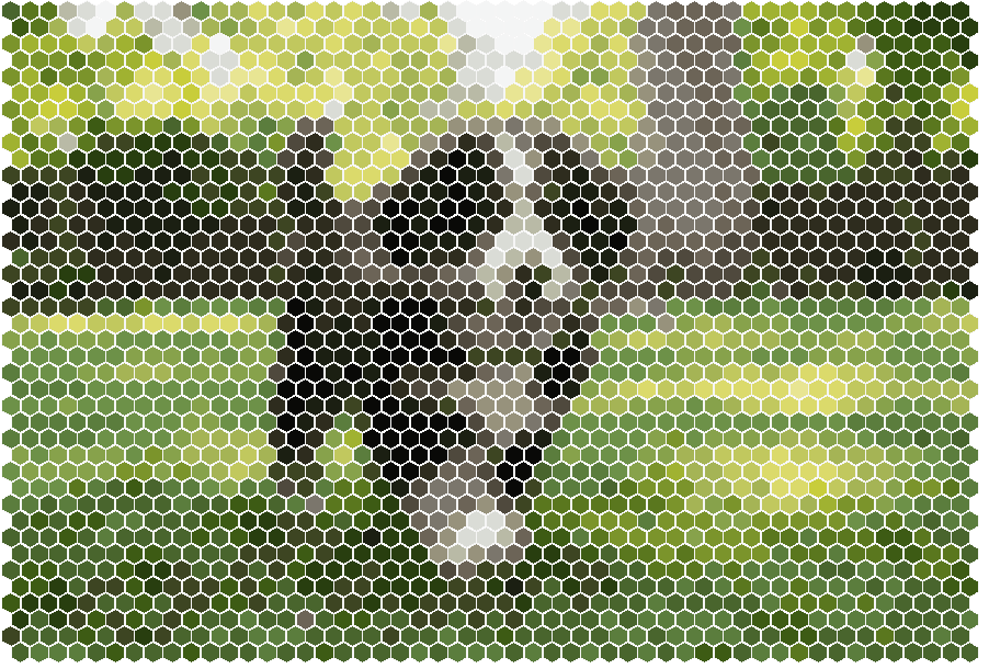 Pet portraits mosaic